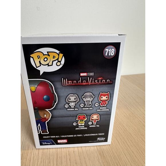 Wandavision Funko Pop - Vision 70s - NEW IN BOX - Picture 4 of 6